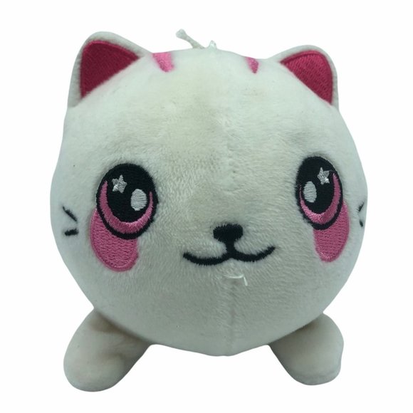 Squeezamals plush Cat Callie 3.5" clip on stuffed - Picture 1 of 4